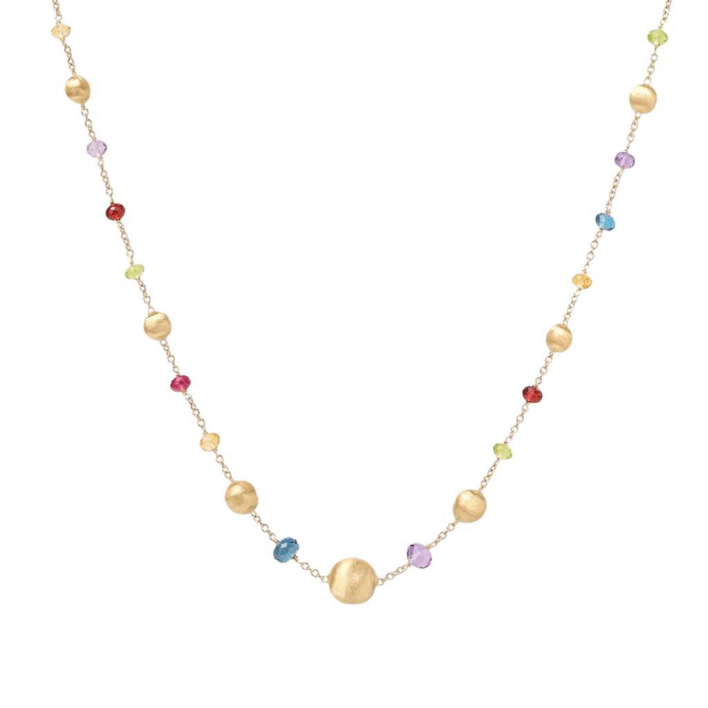 Marco Bicego Africa collier geelgoud met diversen kleurstenen - CB2281-L-MIX02 - #1