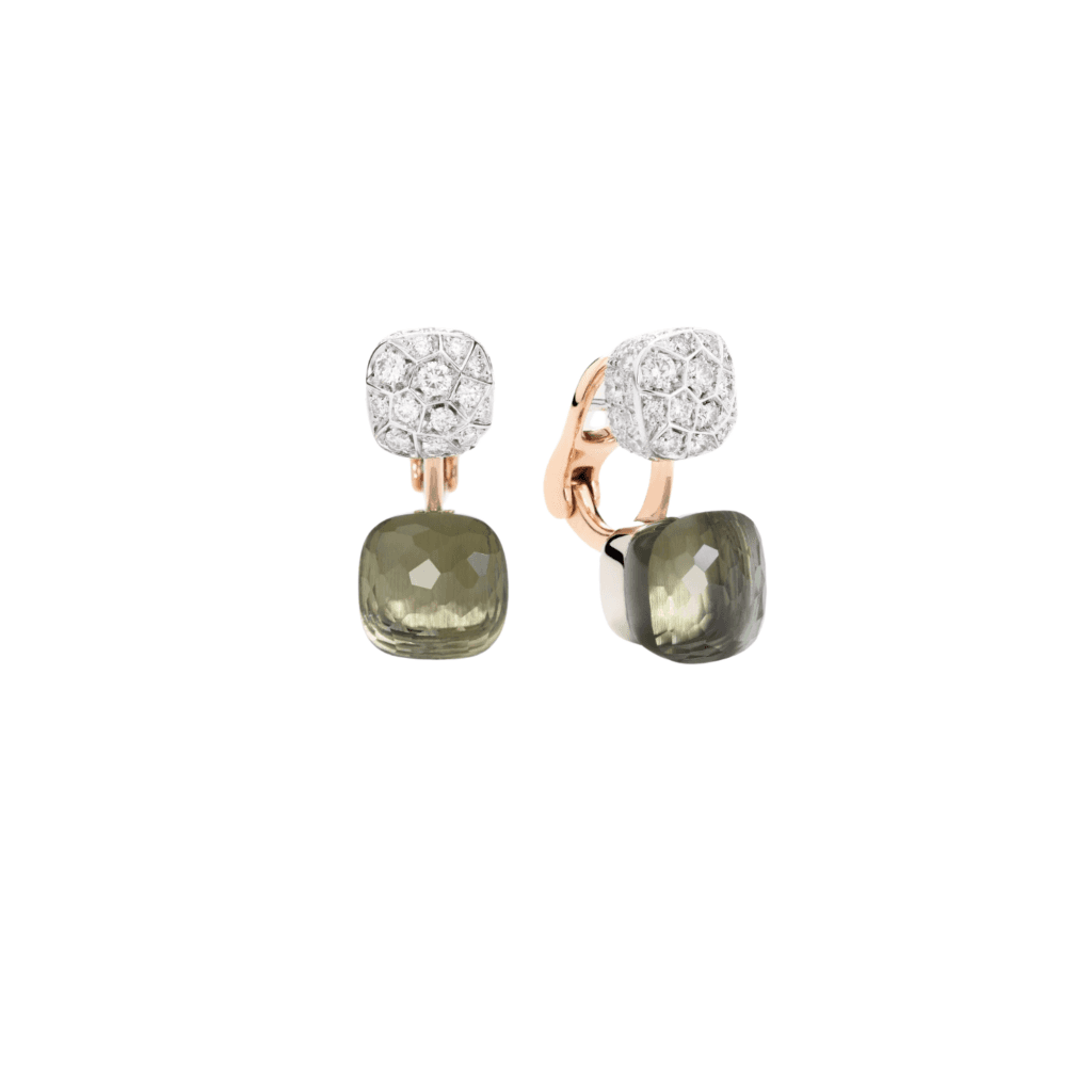 Pomellato Nudo Diamonds oorsieraad roodgoud met diamant - POC4020 O6WHR DB0PA - #1