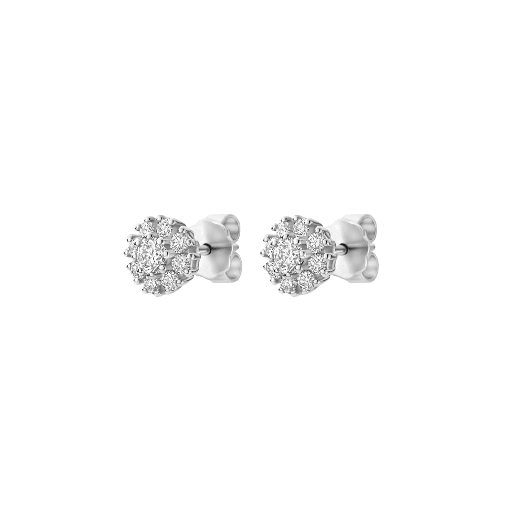 Schaap en Citroen Diamonds oorsieraad witgoud met diamant - #2