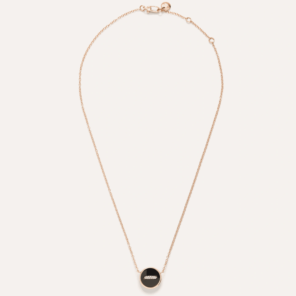 Pomellato Pom Pom Dot collier roodgoud met diamant - PCC4030 O7WHR DB0ON - #2