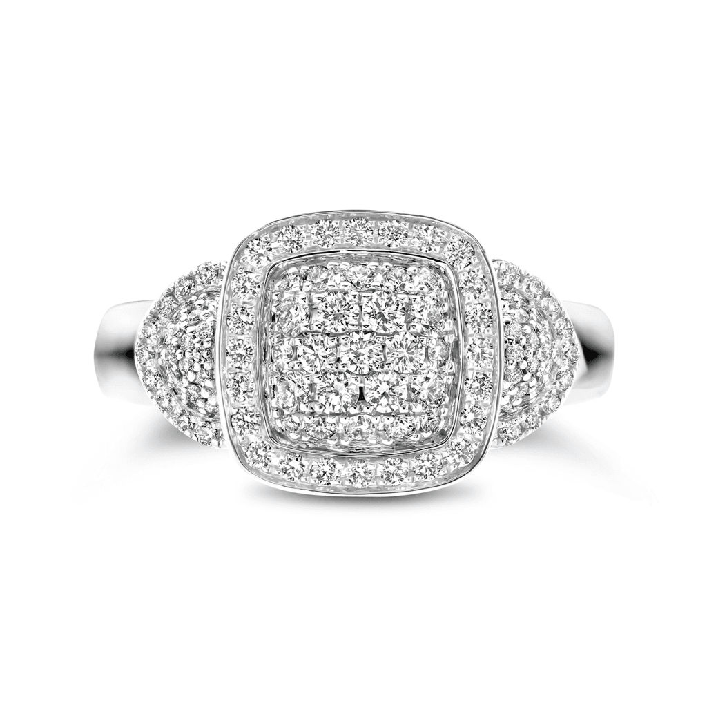 Tirisi Jewelry Milano Tre ring witgoud - TR9816DW - #2