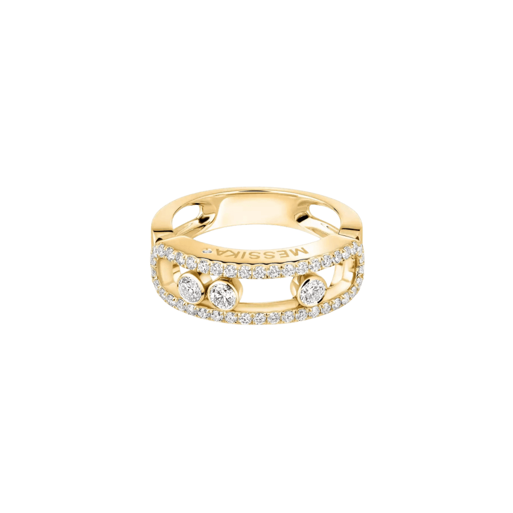 Messika Move Classic ring geelgoud met diamant - 4000-YG - #2
