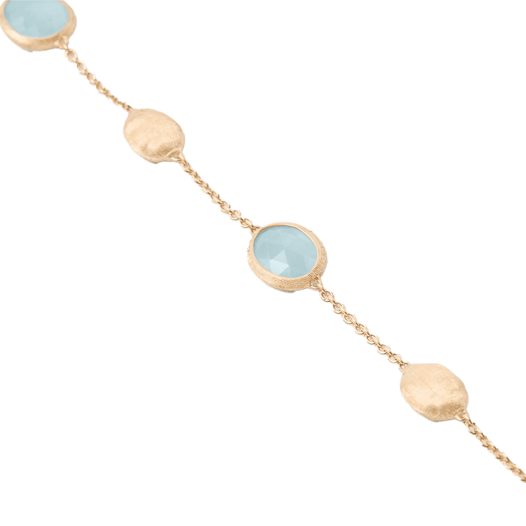 Marco Bicego Siviglia armband geelgoud met aquamarijn - BB1874-AQ01 - #3