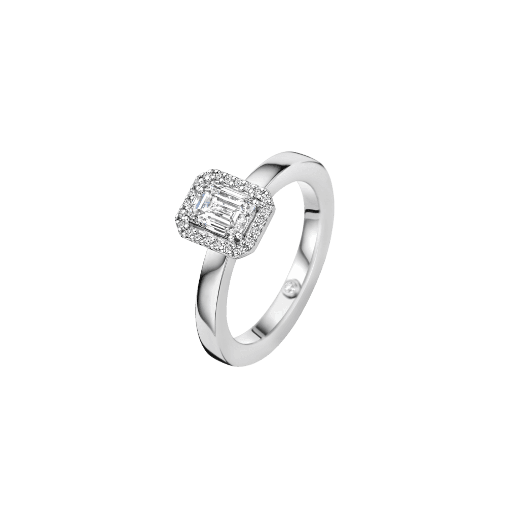 Schaap en Citroen Diamonds ring witgoud met diamant - #1