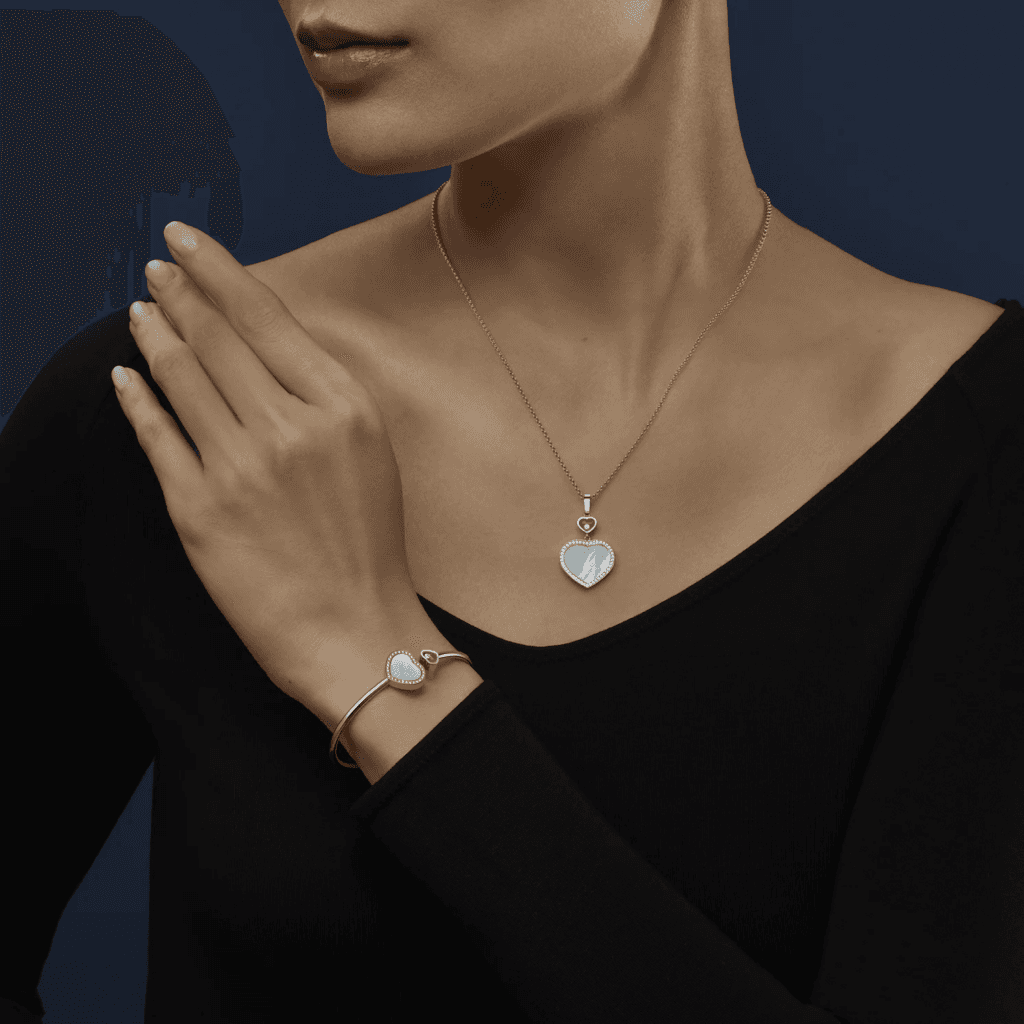 Chopard Happy Diamonds Happy Hearts armband roodgoud met diamant - 85A074-5343 - #5