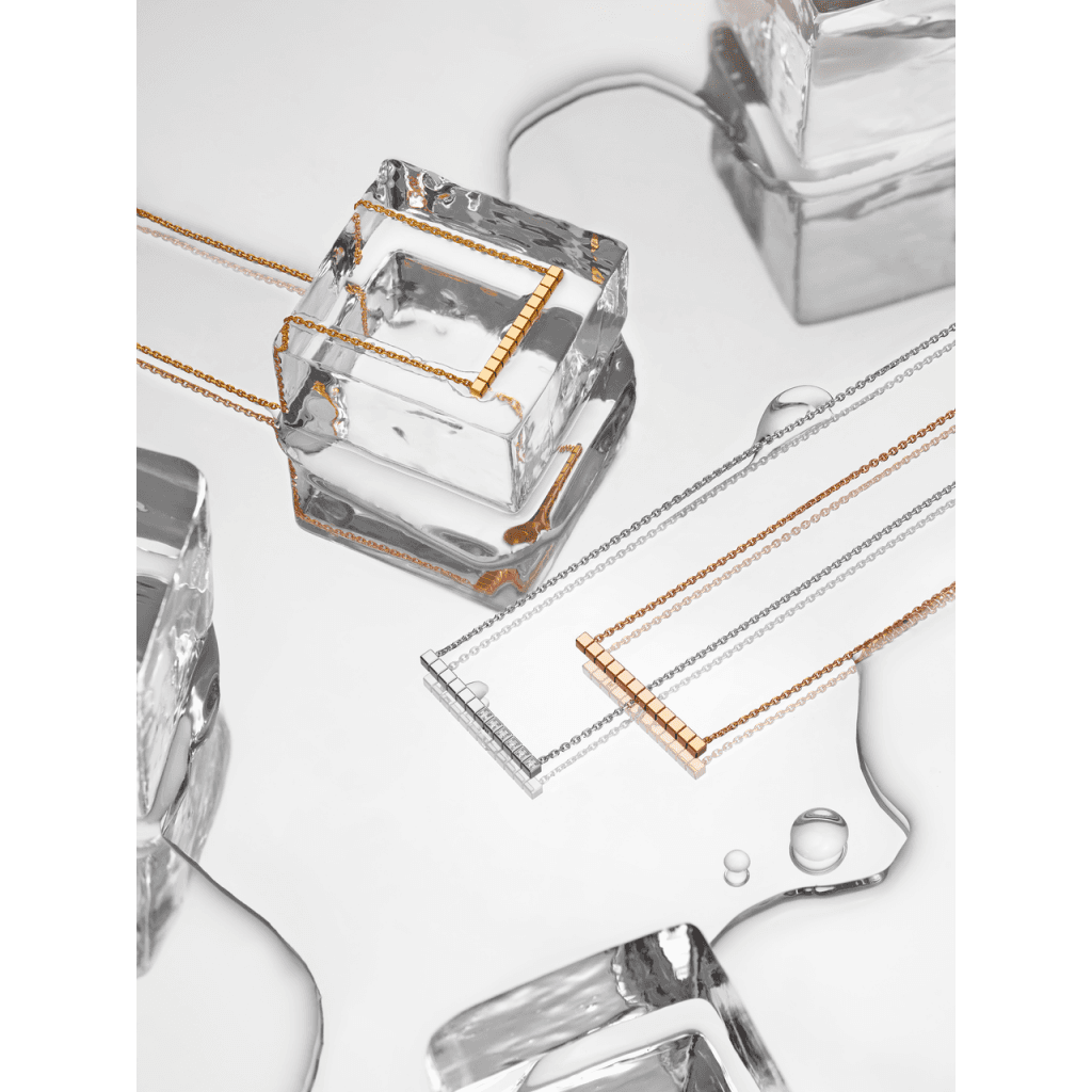 Chopard Ice Cube collier roodgoud - 817702-5001 - #4