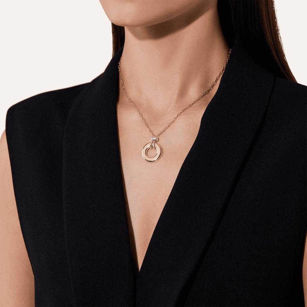 Pomellato Iconica collier roodgoud met diamant - PCC4040 O7WHR DB000 - #5