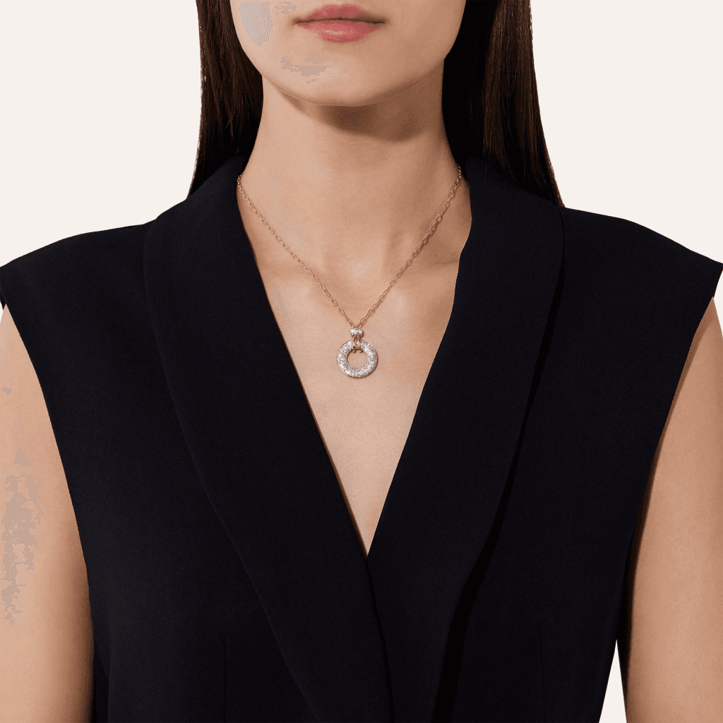 Pomellato Iconica collier roodgoud met diamant - PCC4042 O7WHR DB000 - #4