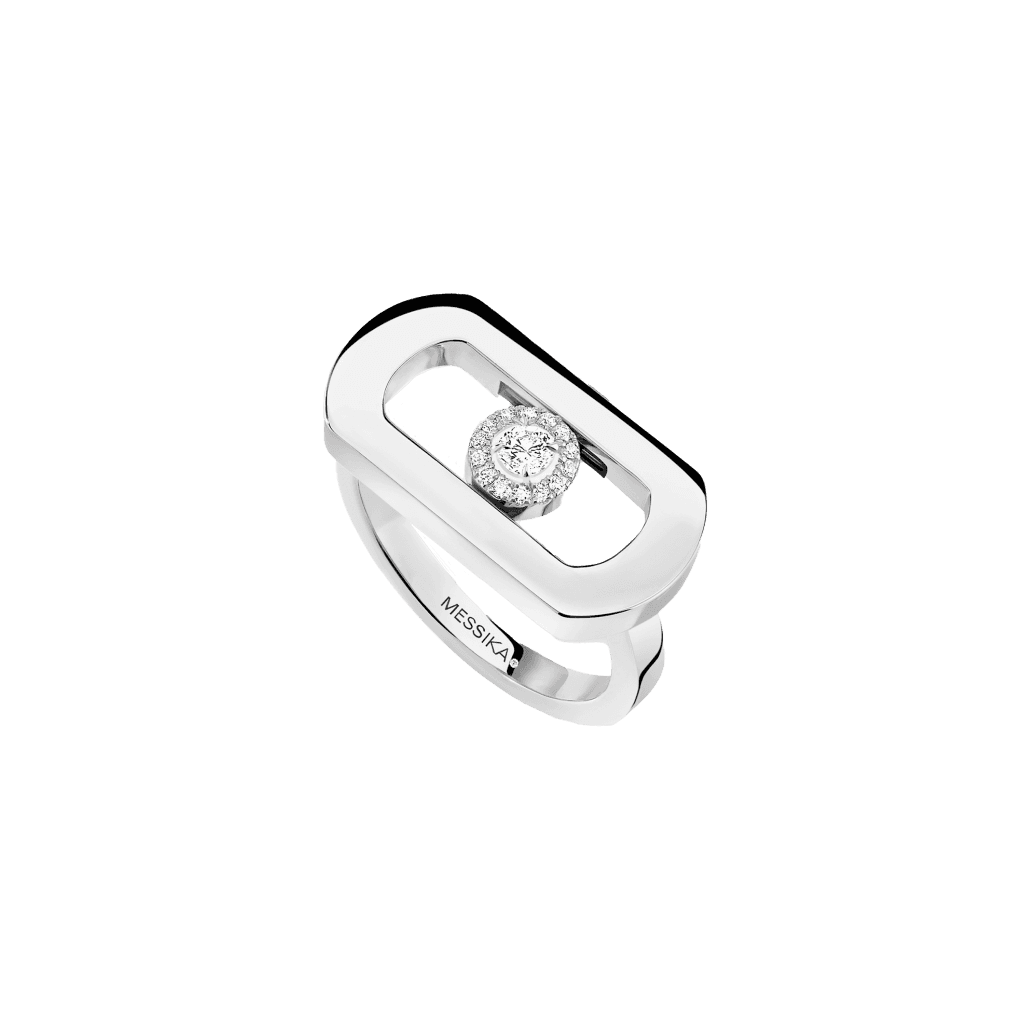 Messika So Move ring witgoud met diamant - 12936-WG - #1