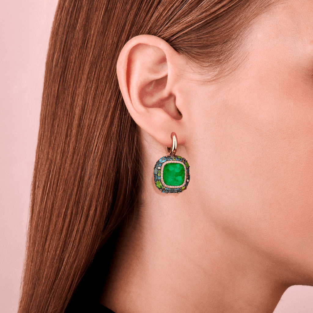 Tirisi Jewelry Doha oorsieraad roodgoud met kwarts - TE9294EMP - #4