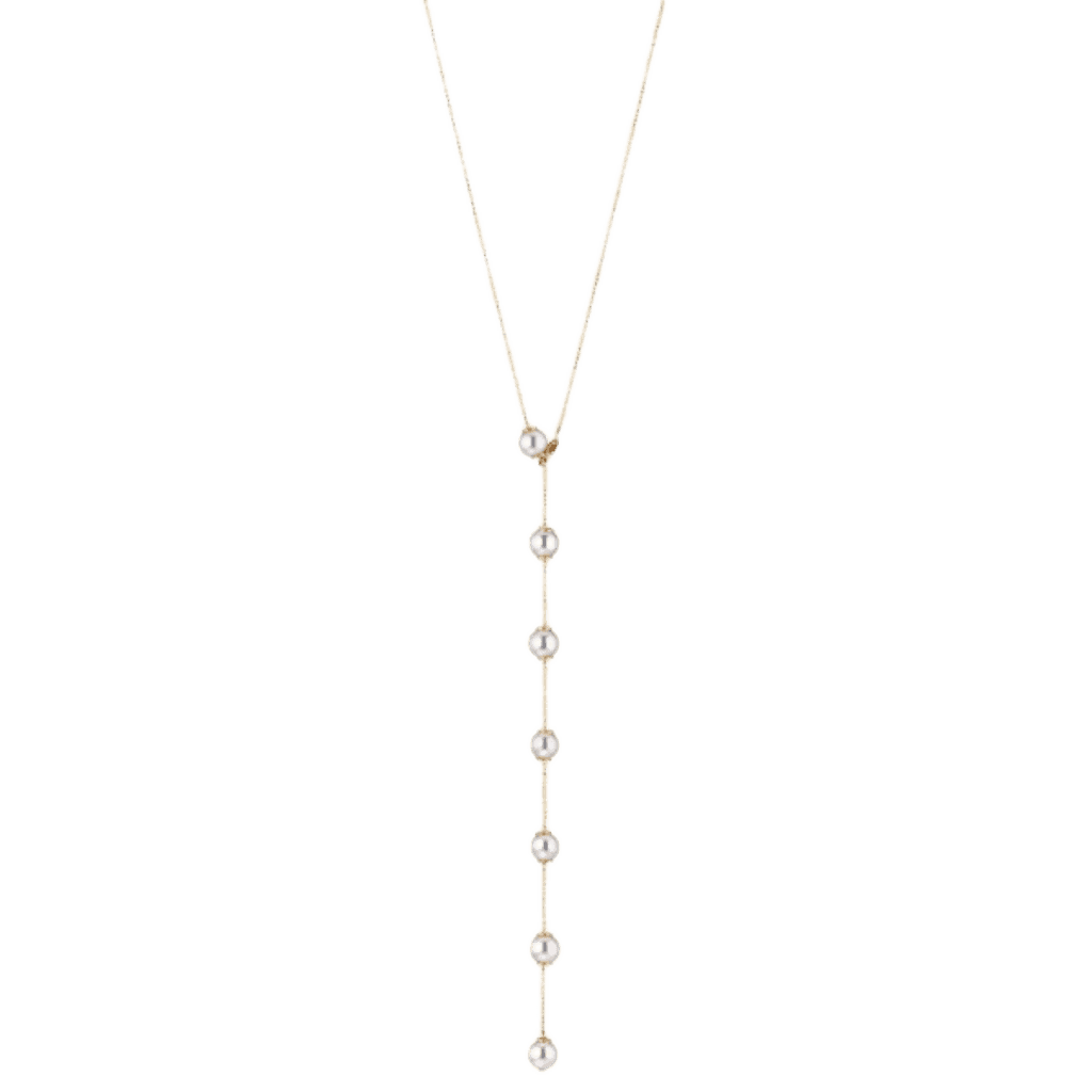 Yana Nesper Transformers collier geelgoud met parel - TR4 - #3