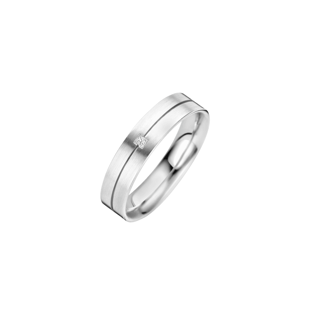 Trouwring Classic Love Collection witgoud - 31145 CB-P7L7-Q3OE - #1