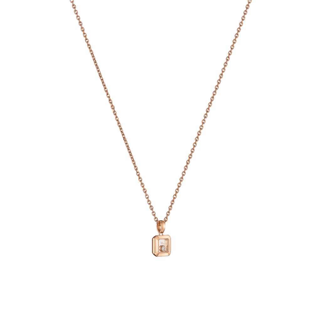 Chopard Happy Diamonds Icons Square collier roodgoud met diamant - 79A114-5001 - #3