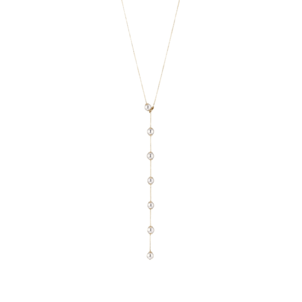 Yana Nesper Transformers collier geelgoud met parel - TR4 - #1