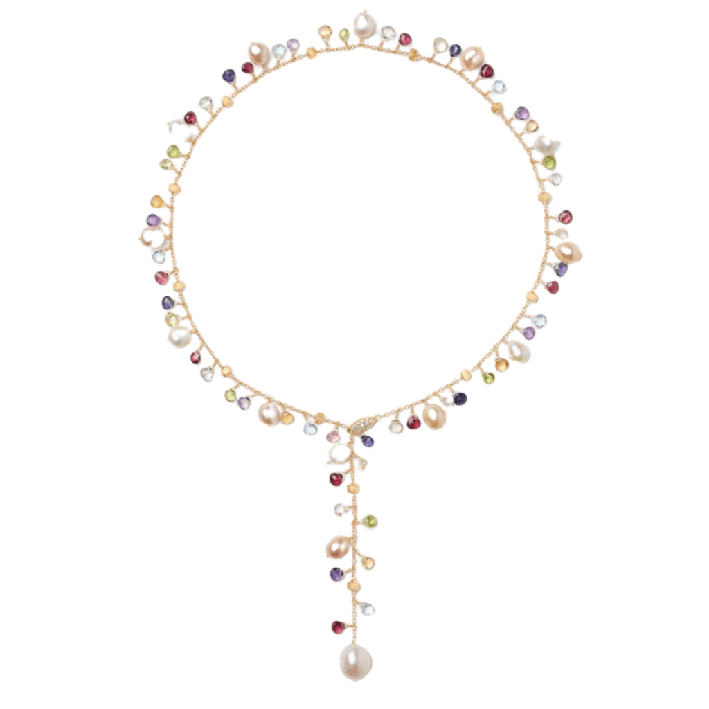Marco Bicego Paradise collier geelgoud met diversen kleurstenen - CB2586-B-MIX114 - #2