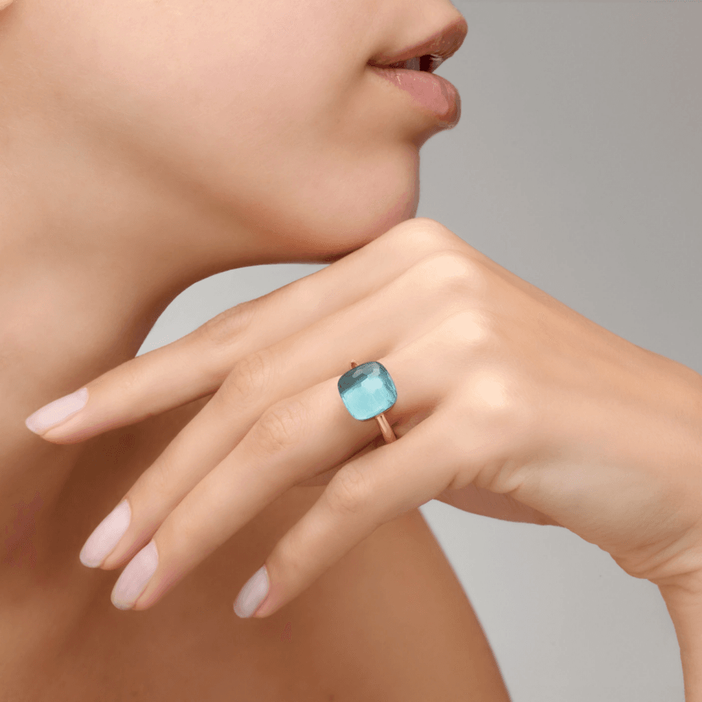 Pomellato Nudo Grande ring roodgoud met topaas - PAB2010 O6000 000OY - #5