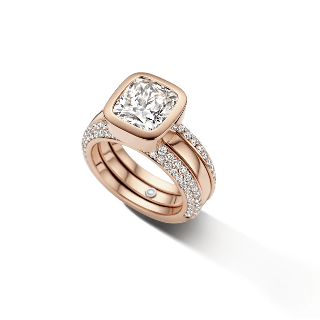 Schaap en Citroen Diamonds ring roodgoud met diamant - #11