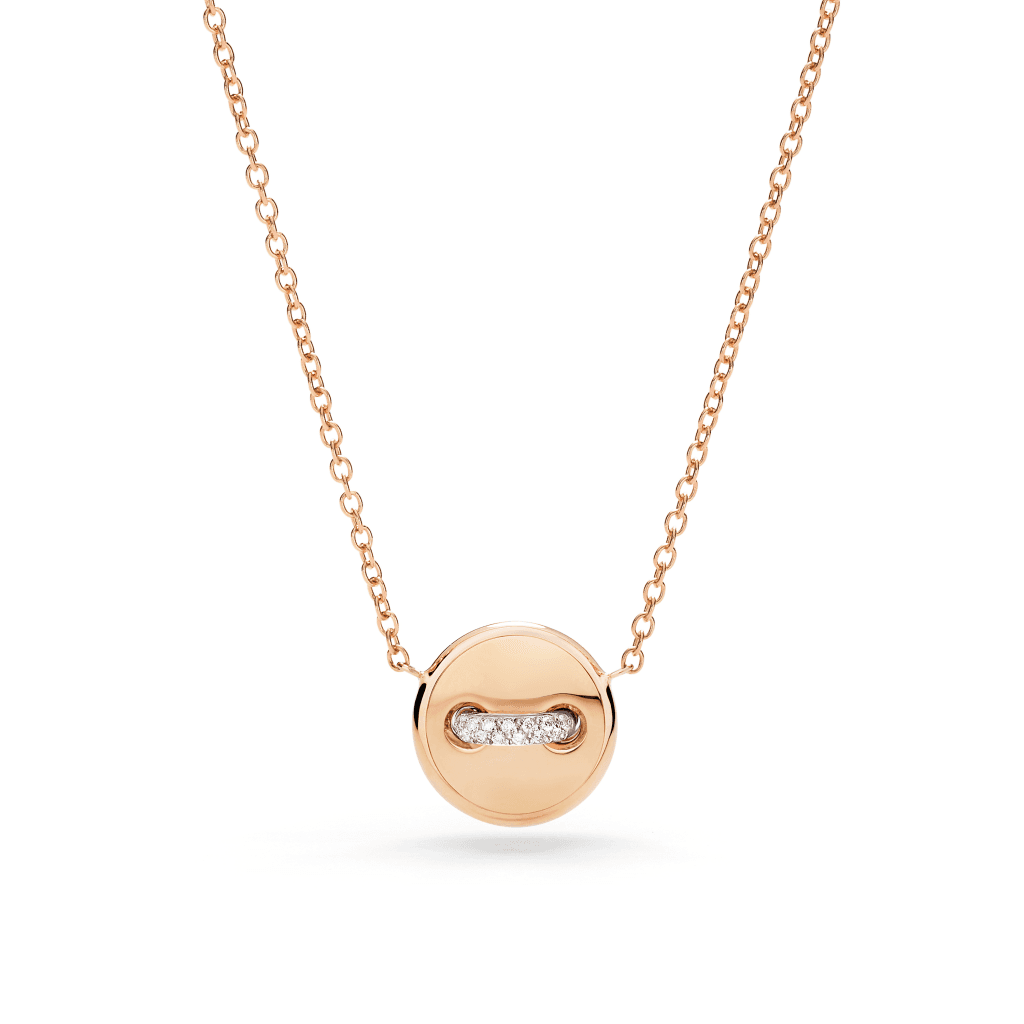Pomellato Pom Pom Dot collier roodgoud met diamant - PCC5031 O7WHR DB0TU - #2