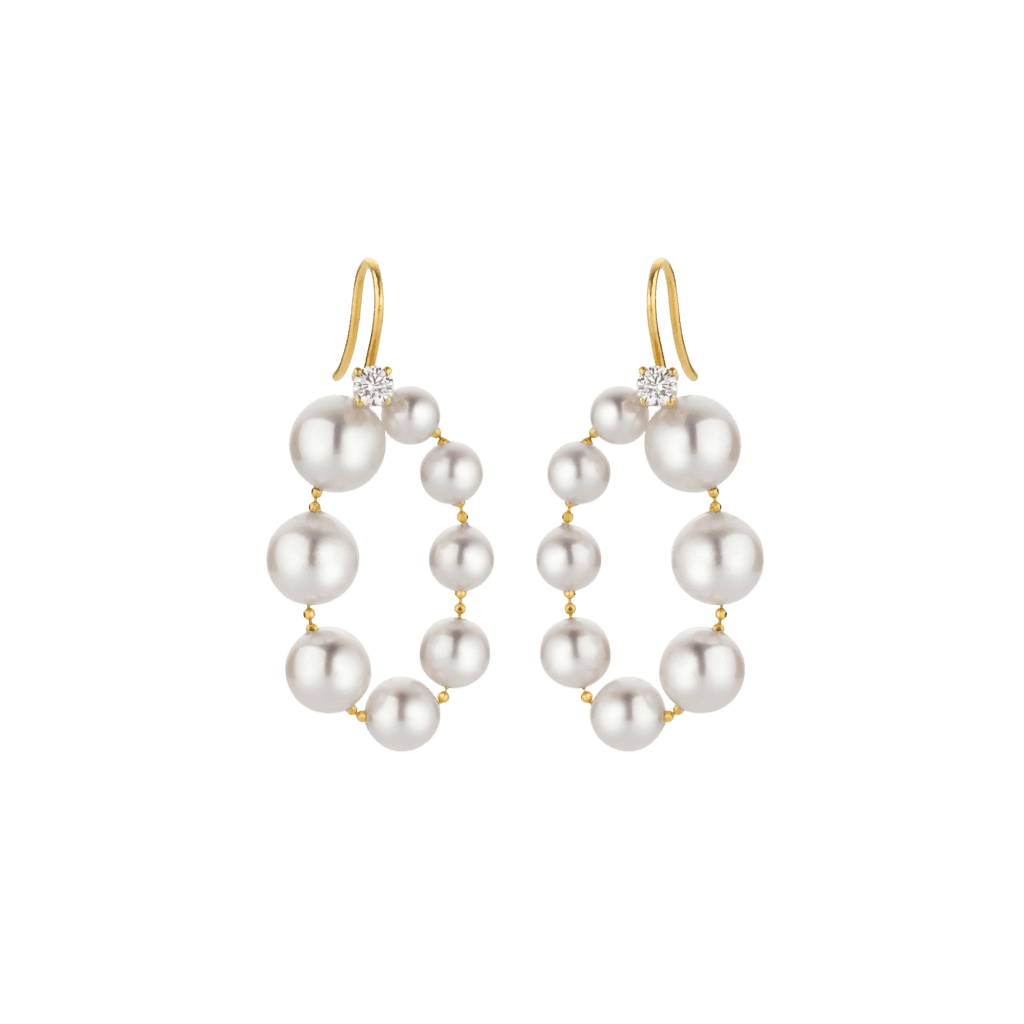 Yana Nesper Urban Nights oorsieraad geelgoud met diamant - AT28 - #2