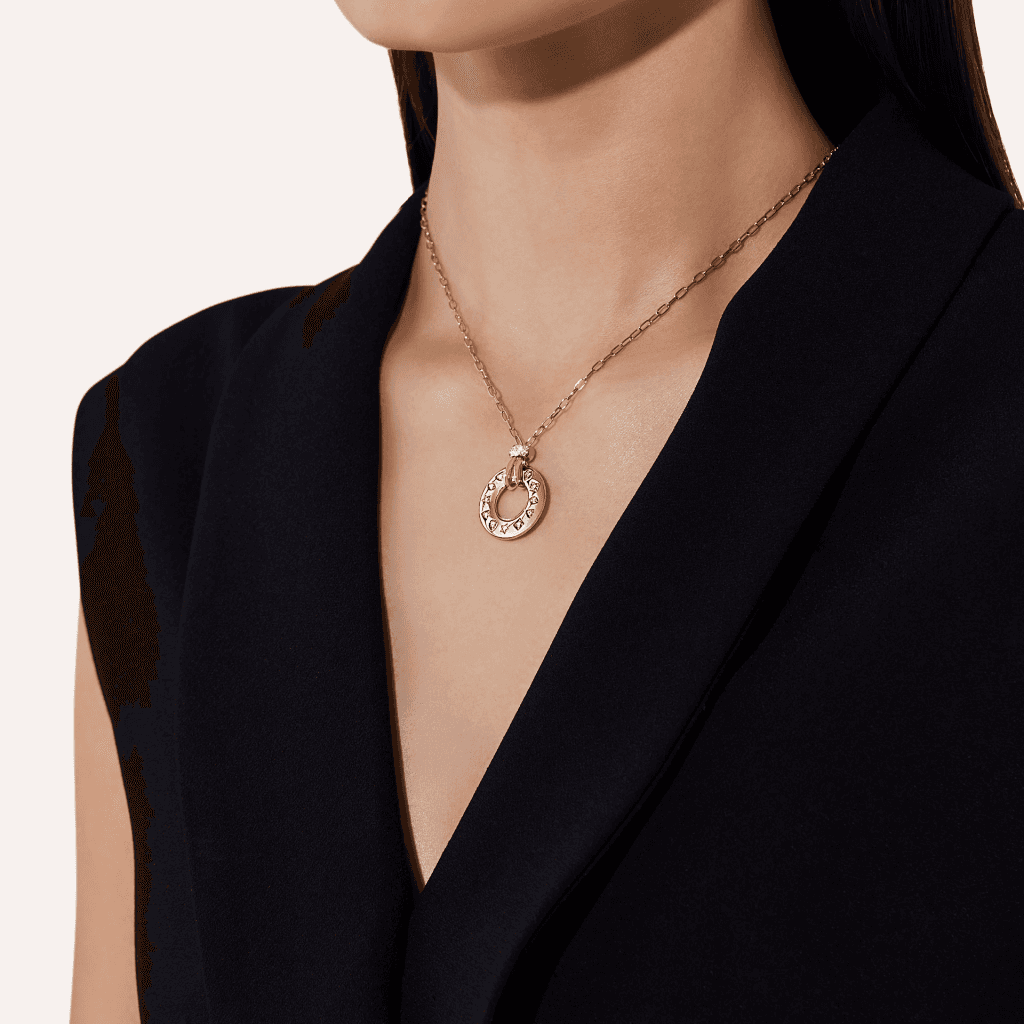 Pomellato Iconica collier roodgoud met diamant - PCC4041 O7WHR DB000 - #5