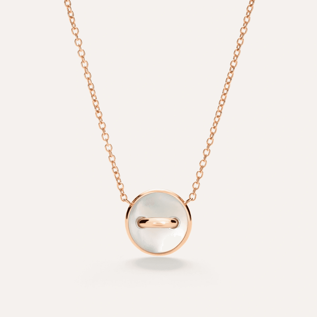 Pomellato Pom Pom Dot collier roodgoud met diamant - PCC4030 O7WHR DB0ON - #3