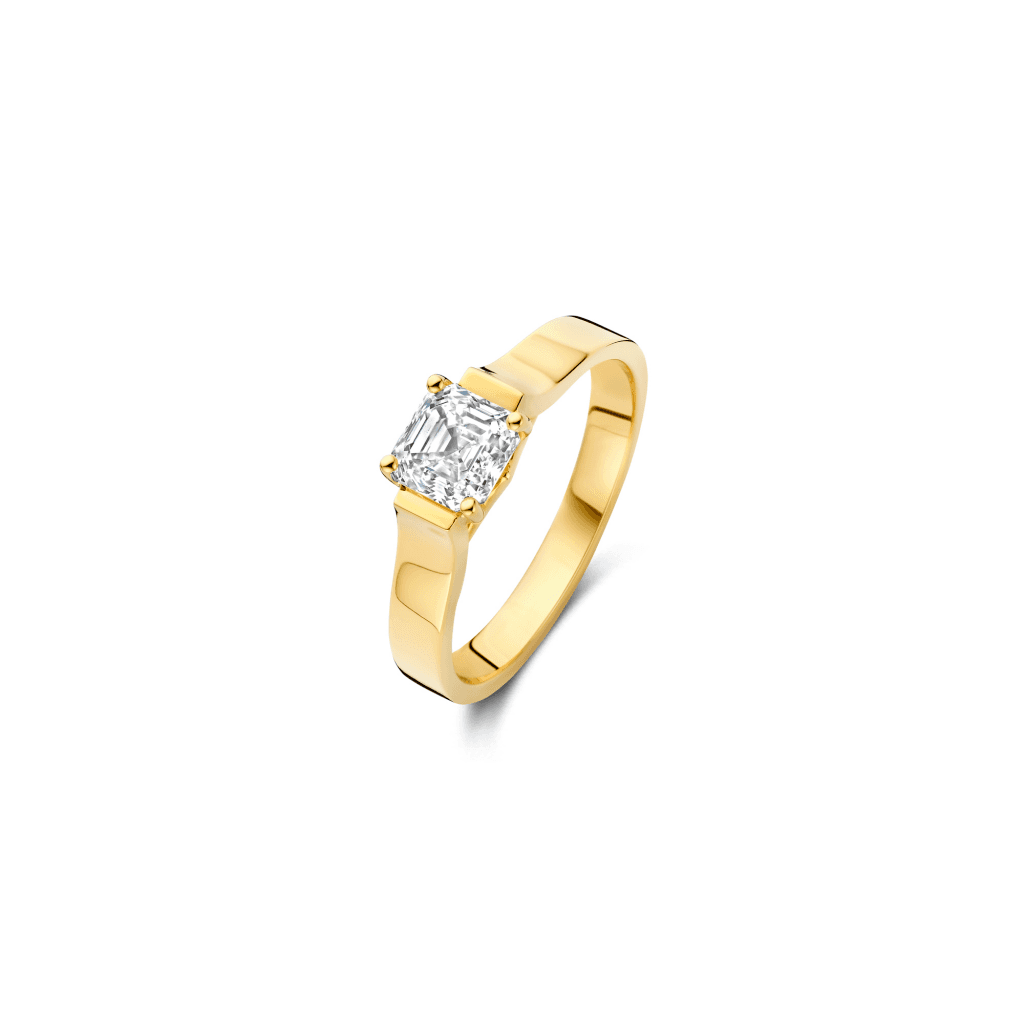 Royal Asscher Celeste ring geelgoud met diamant - R.111.RAC.YG.58 HRD - #2