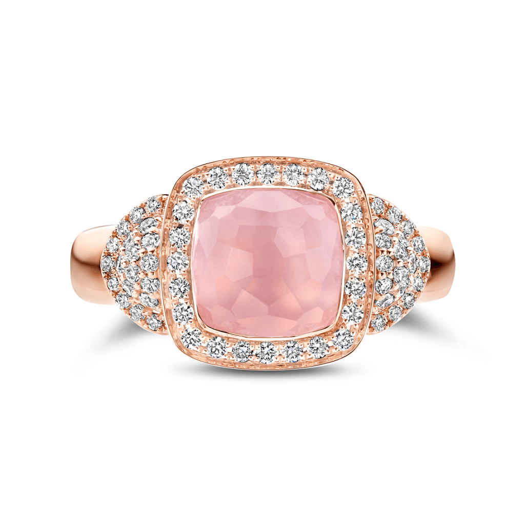 Tirisi Jewelry Milano Tre ring roodgoud - TR9819PQP - #2