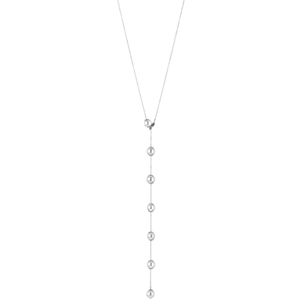 Yana Nesper Transformers collier witgoud met parel - TR7 - #1