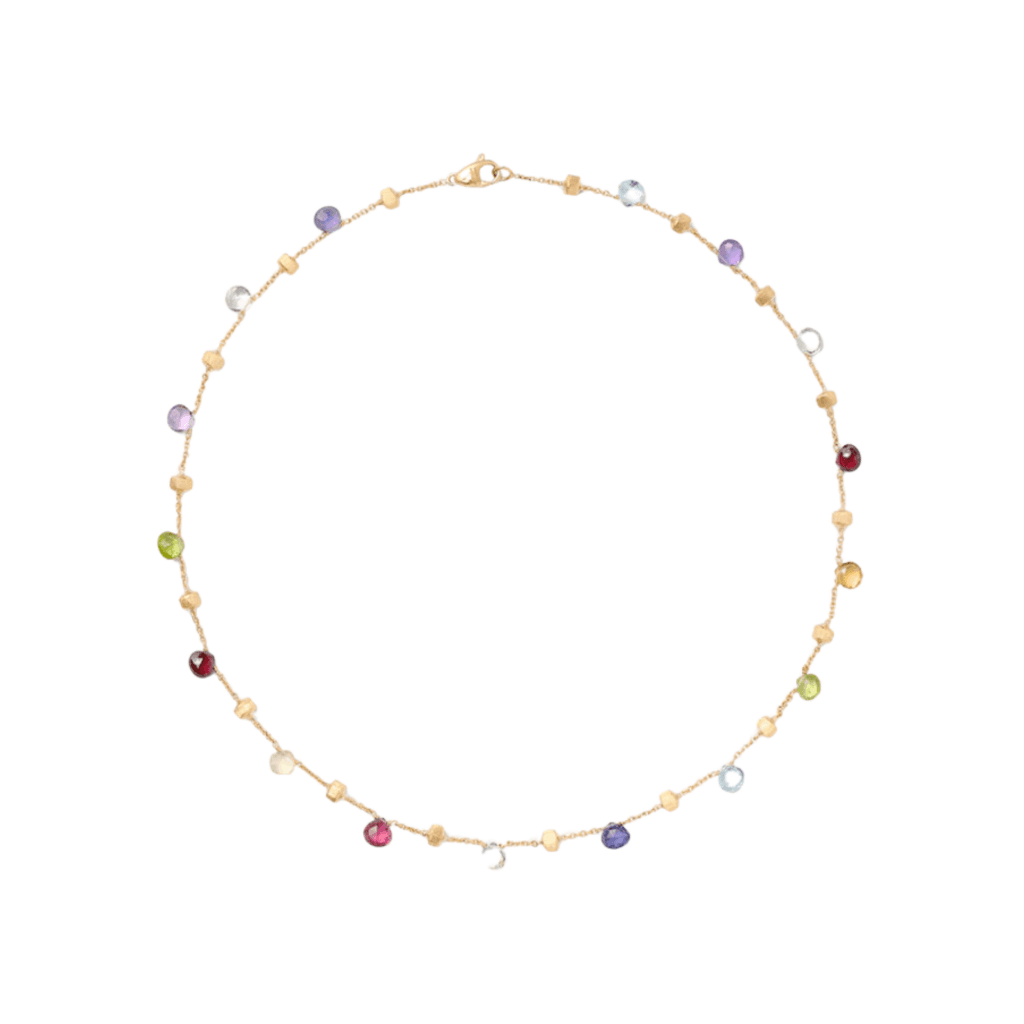 Marco Bicego Paradise collier geelgoud met diversen kleurstenen - CB765-E MIX01 - #2