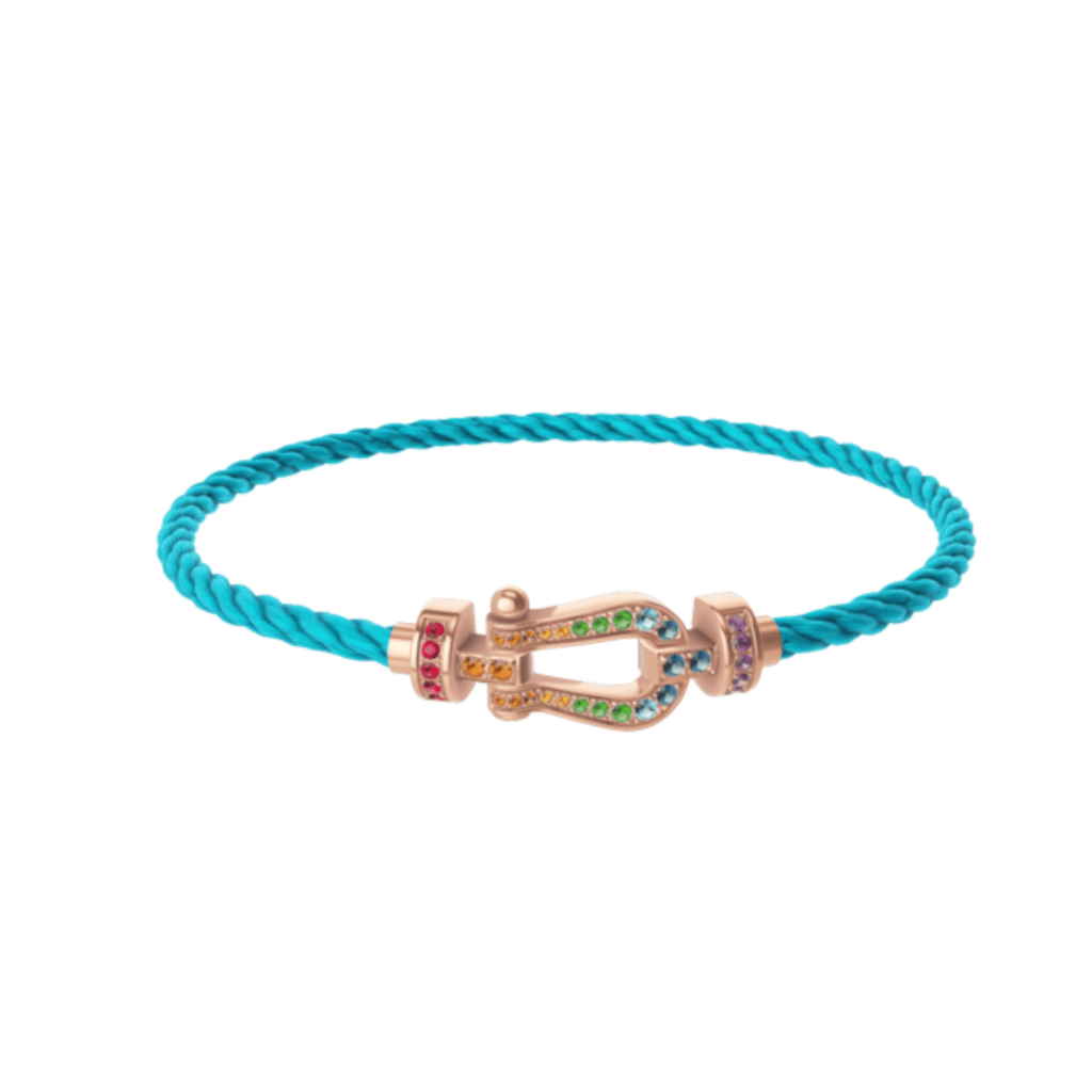 Fred Force 10 armband roodgoud met diversen kleurstenen - 0B0156-000 + 6B0305-000 - #1