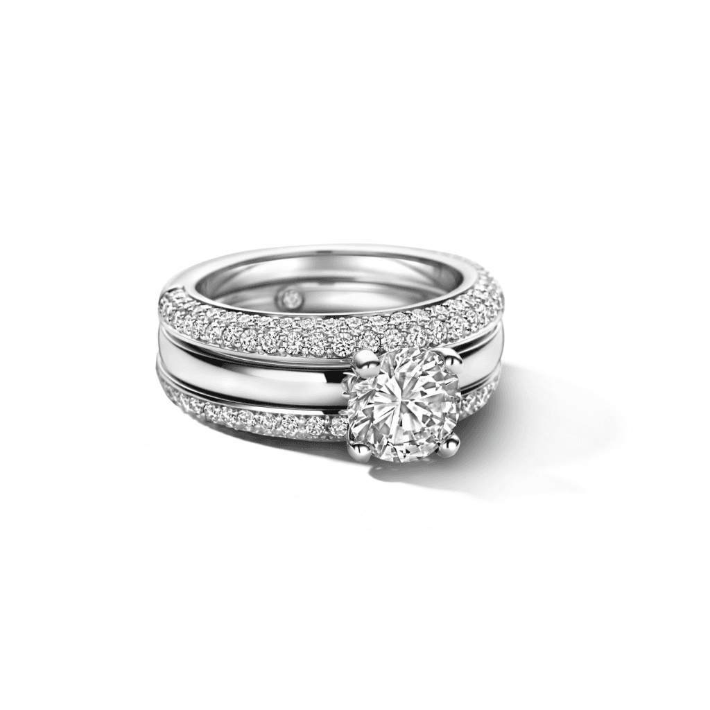 Schaap en Citroen Diamonds ring witgoud met diamant - #12