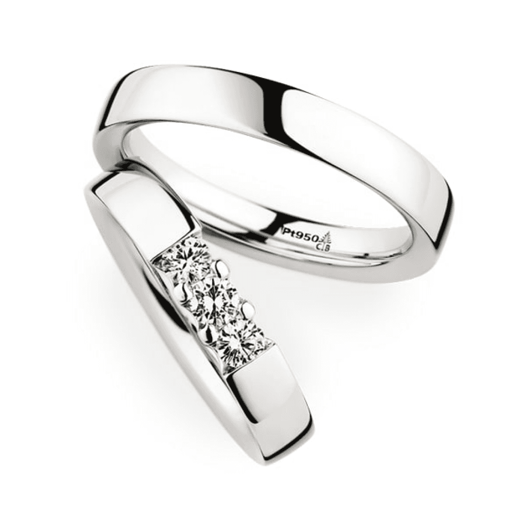 Trouwring Classic Love Collection platina - 280001 - #2