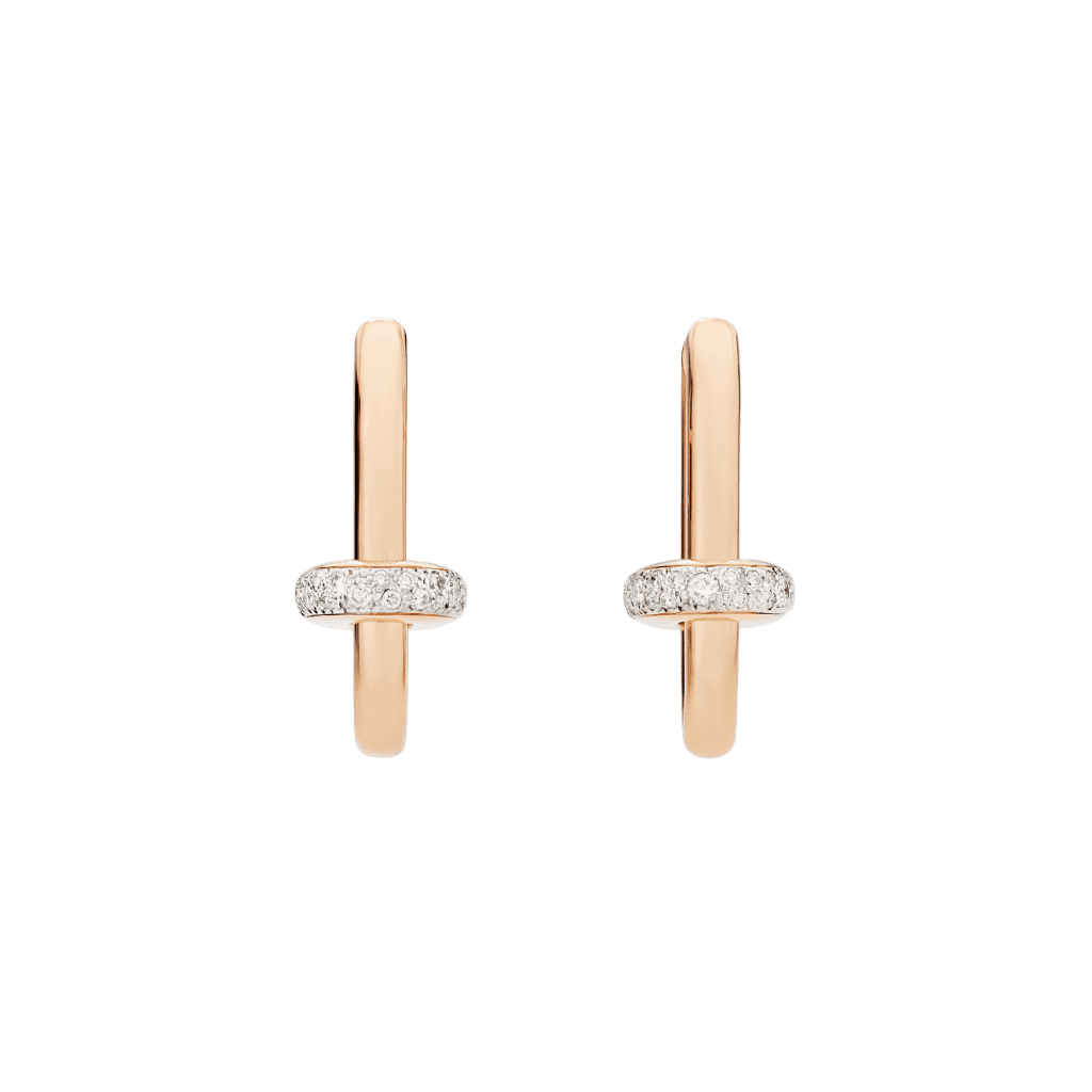 Pomellato Iconica oorsieraad roodgoud met diamant - POC5060 O7WHR DB000 - #2
