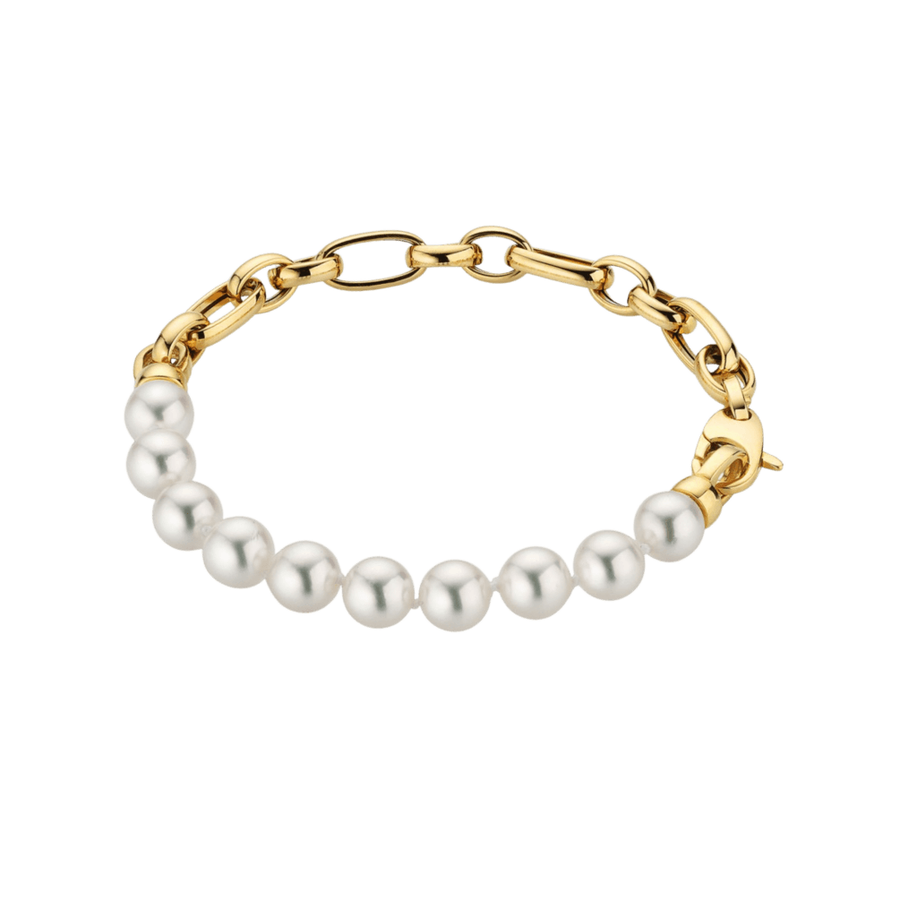 Yana Nesper Balthasar armband geelgoud met parel - BA11 - #1