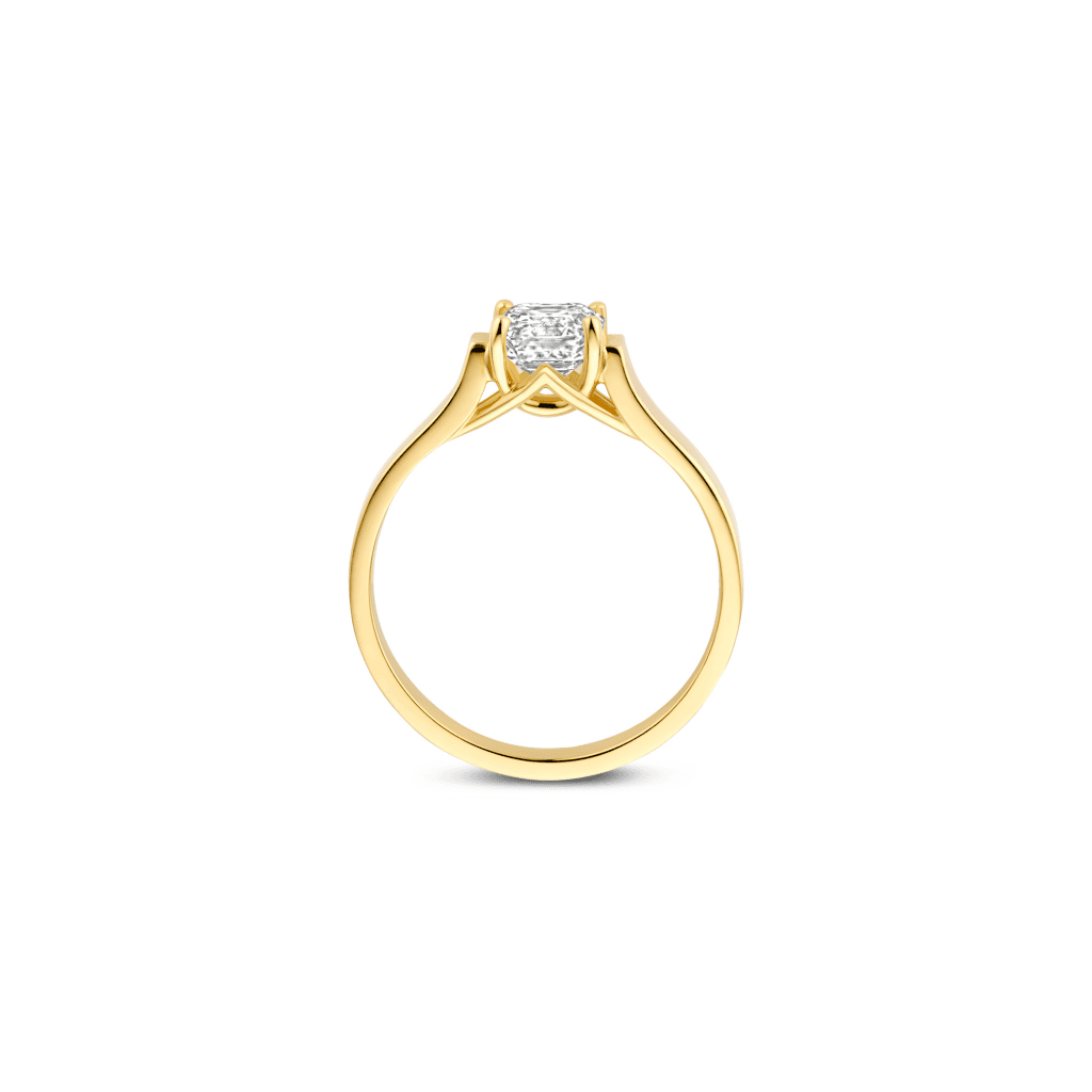 Royal Asscher Celeste ring geelgoud met diamant - R.111.RAC.YG.58 HRD - #5