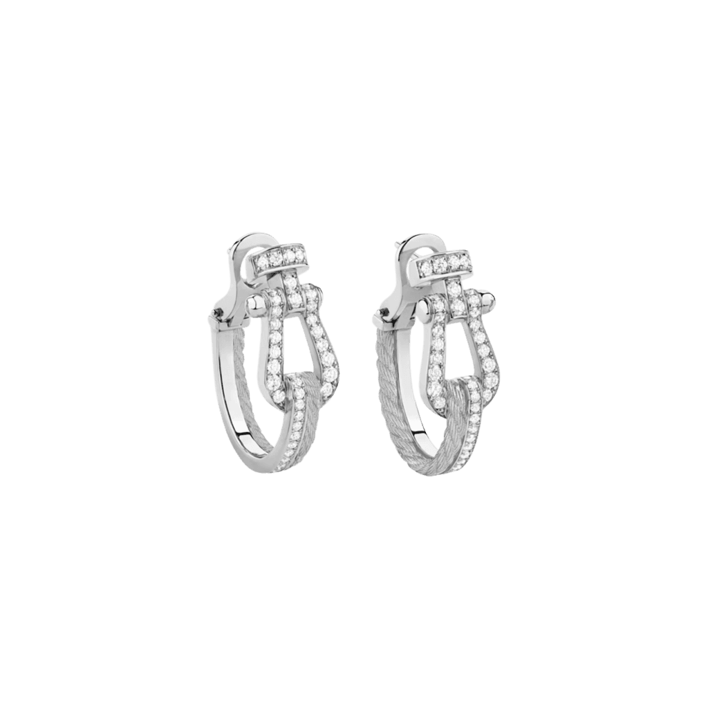 Fred Force 10 Rise oorsieraad witgoud met diamant - 8B0353-000 - #1