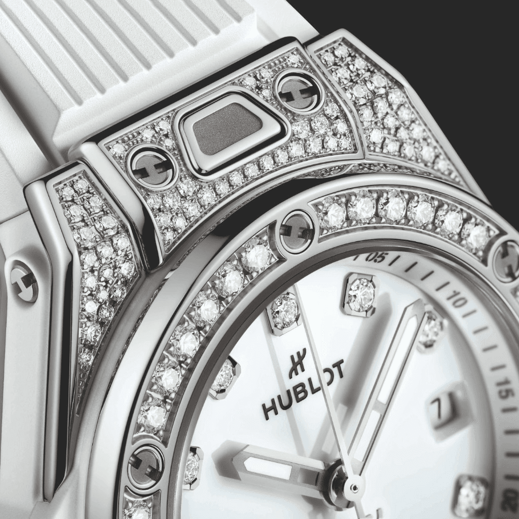 Hublot Big Bang One Click Steel White Pave 33mm - 485.SE.2210.RW.1604 - #2