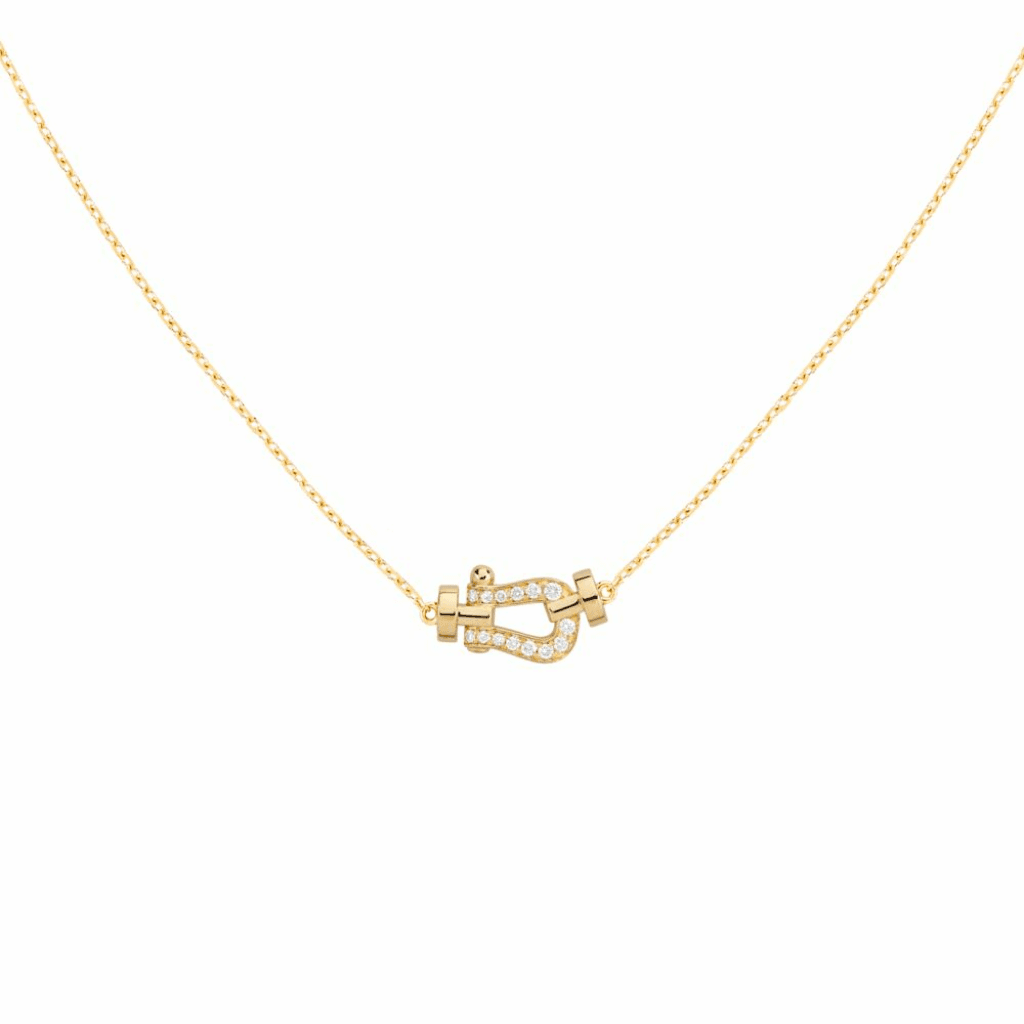 Fred Force 10 collier geelgoud met diamant - 7B0279-000 - #1