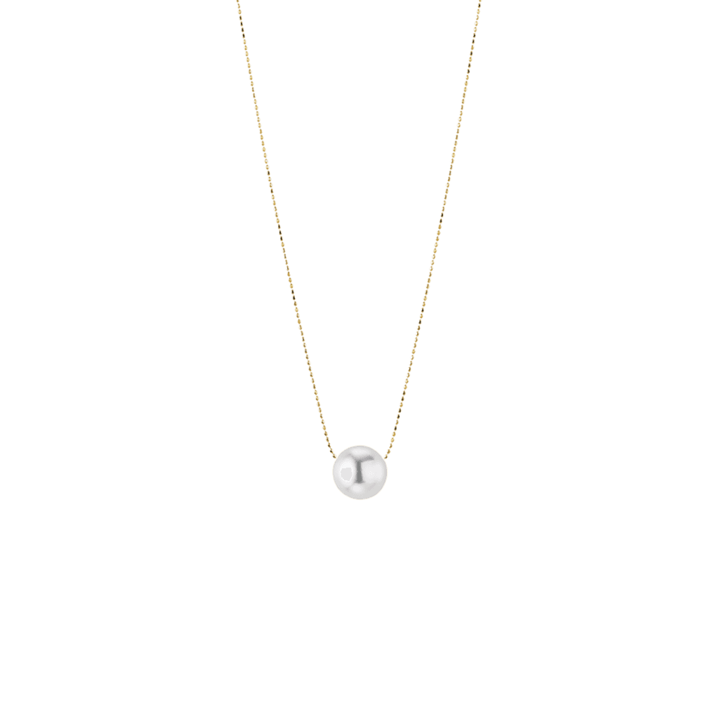 Yana Nesper Bubbles collier geelgoud met parel - FC118-7 - #1