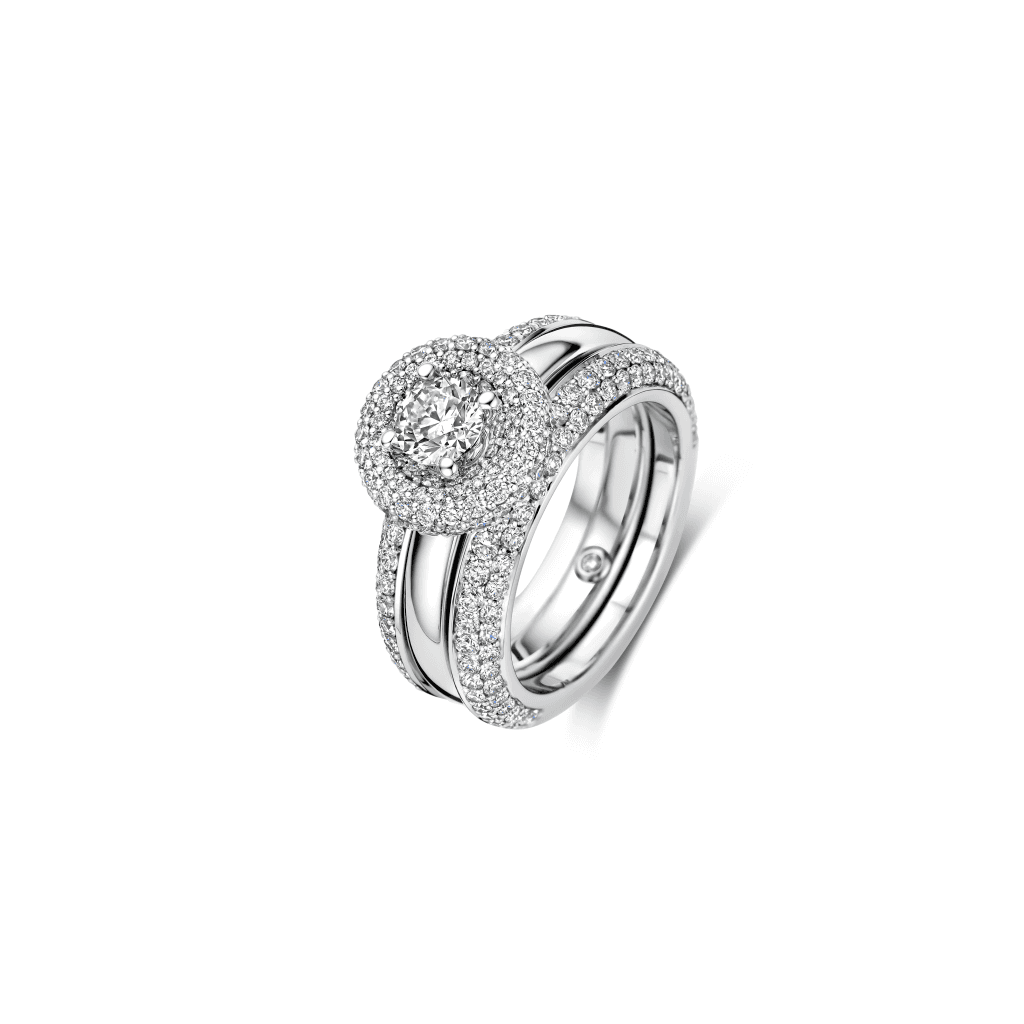 Schaap en Citroen Diamonds ring witgoud met diamant - #14