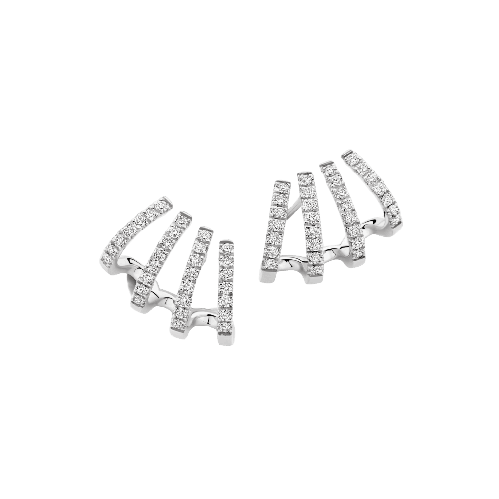 Schaap en Citroen Diamonds oorsieraad witgoud met diamant - #1