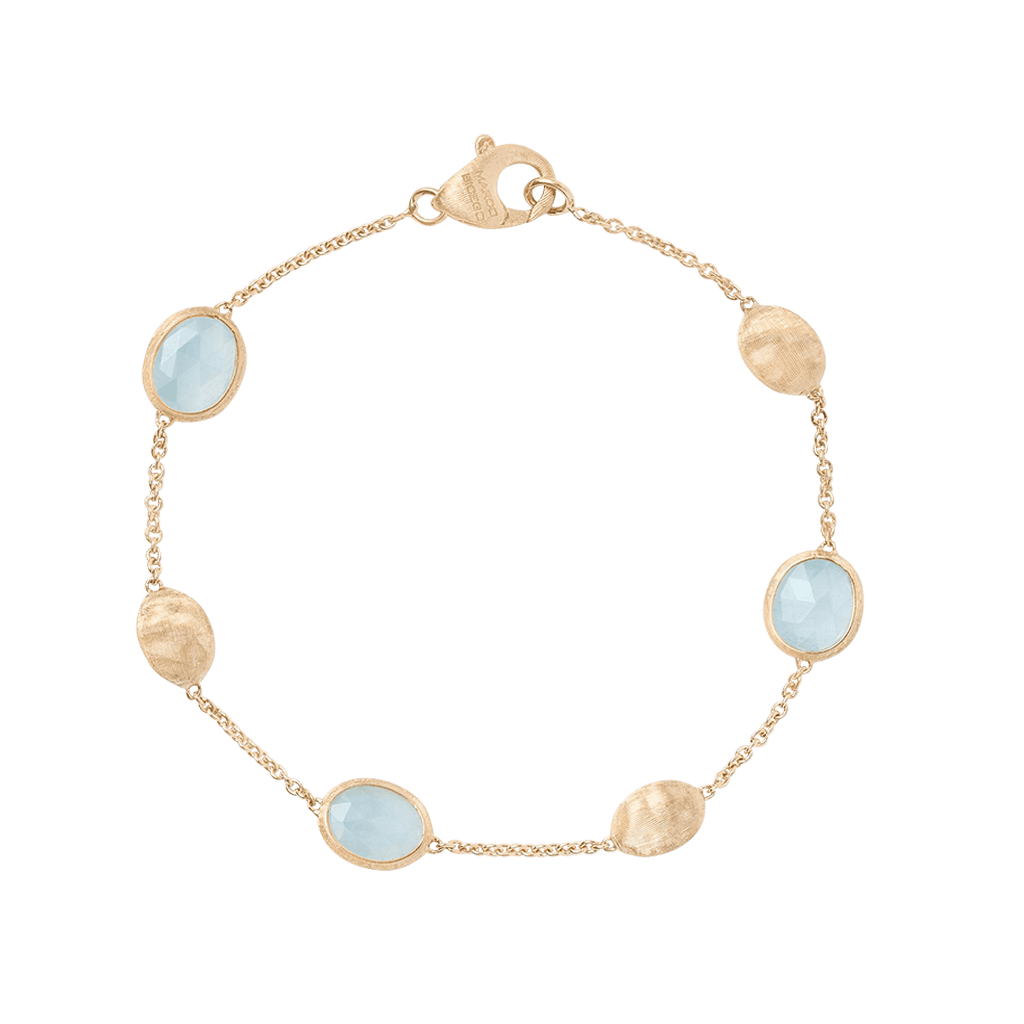 Marco Bicego Siviglia armband geelgoud met aquamarijn - BB1874-AQ01 - #1