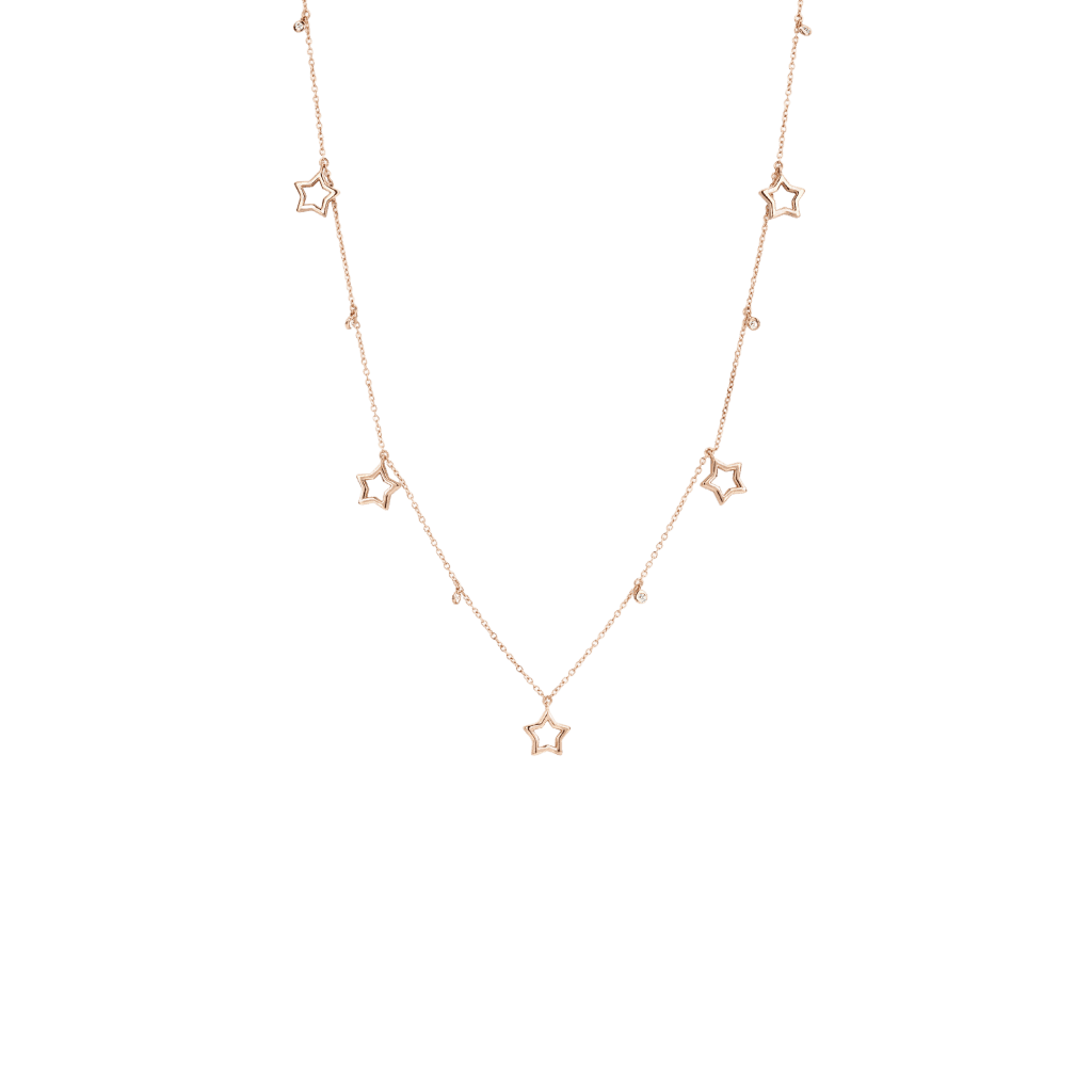 Schaap en Citroen Diamonds collier roodgoud met diamant - #1