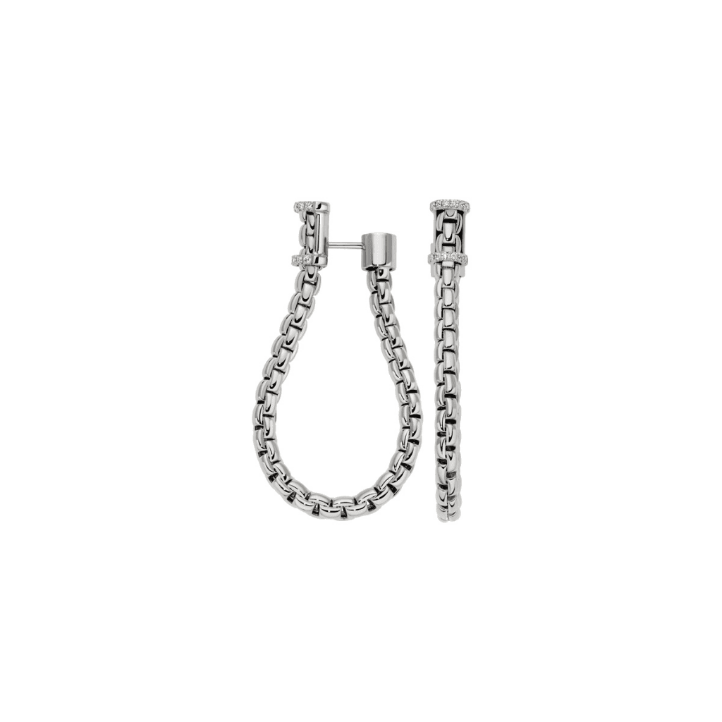 FOPE Essentials oorsieraad witgoud met diamant - 11E01OX_BB_B_XBX_000 - #1