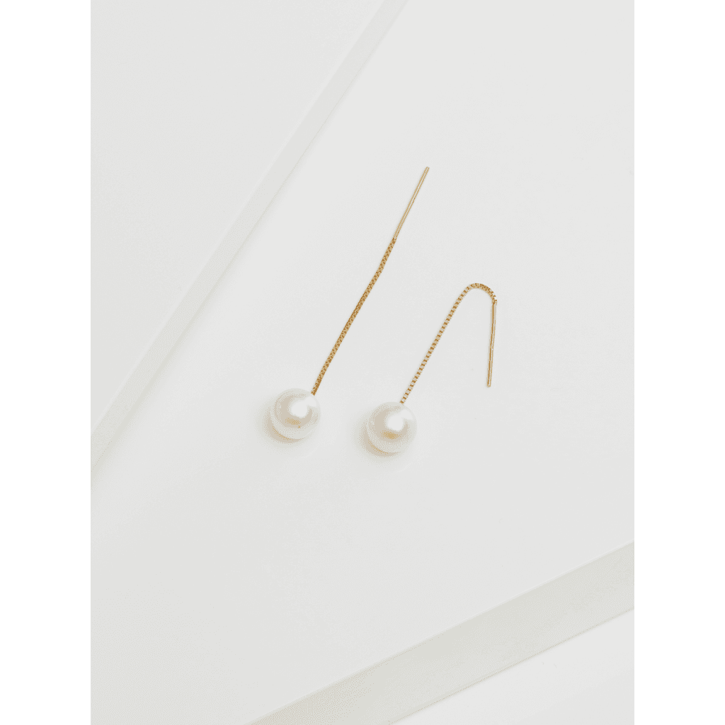 Yana Nesper New Basics oorsieraad geelgoud met parel - NB10 - #1