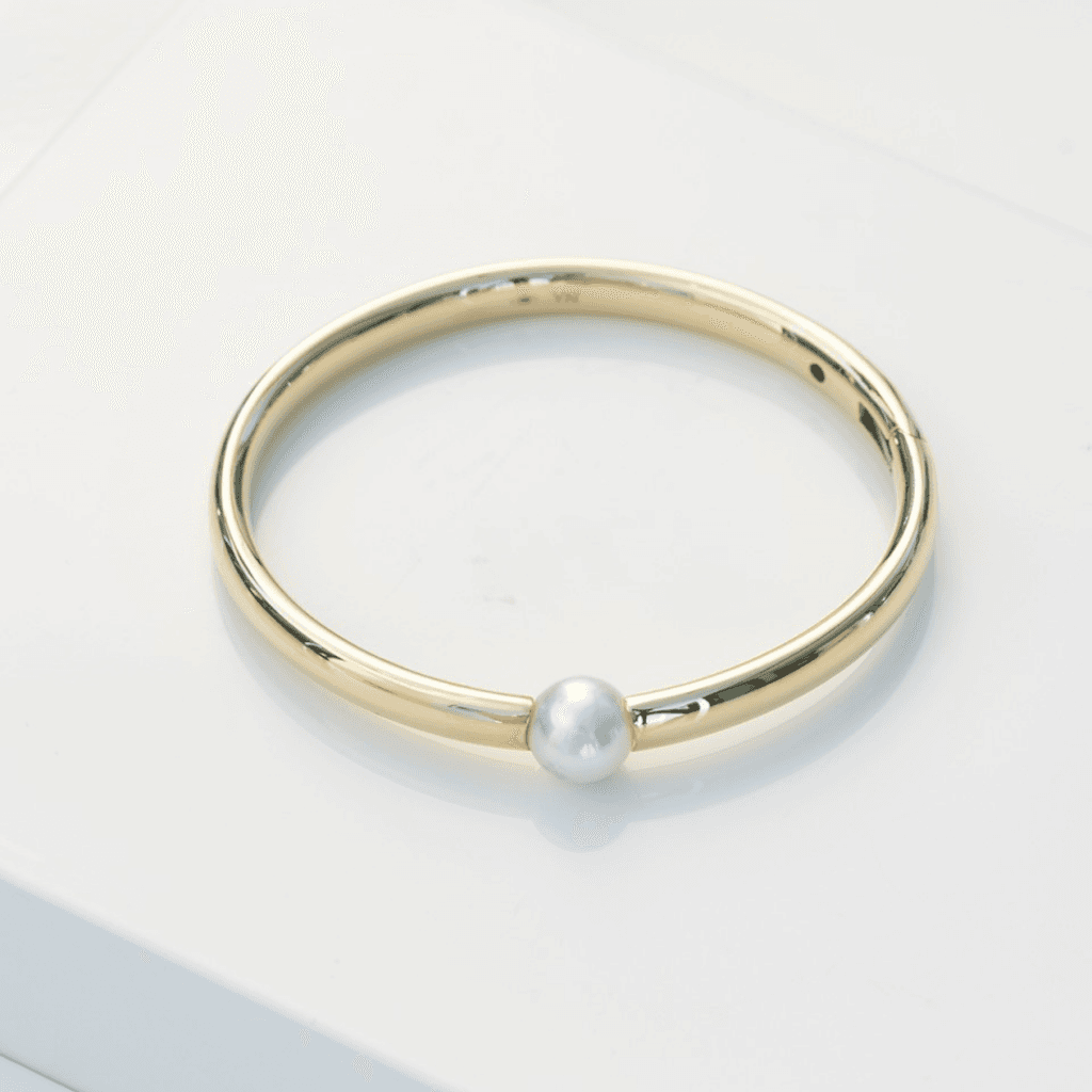 Yana Nesper Open Mind armband geelgoud met parel - OM31 - #3
