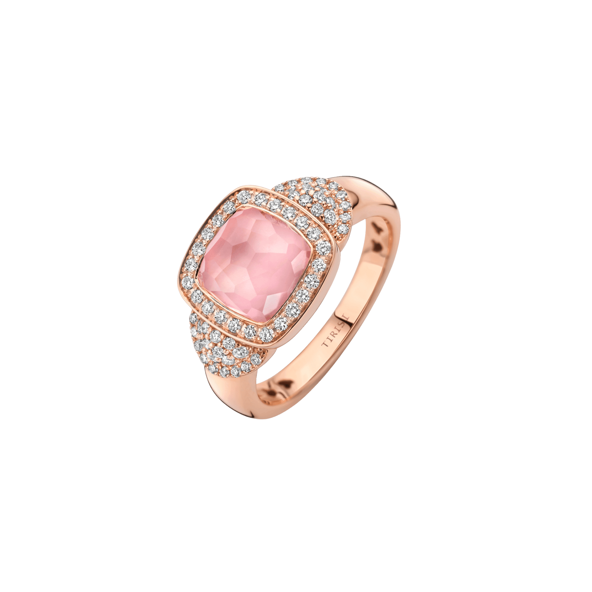 Tirisi Jewelry Milano Tre ring roodgoud - TR9819PQP - #1