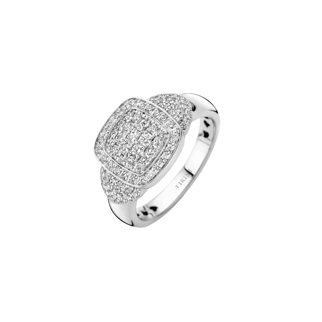 Tirisi Jewelry Milano Tre ring witgoud - TR9816DW - #1
