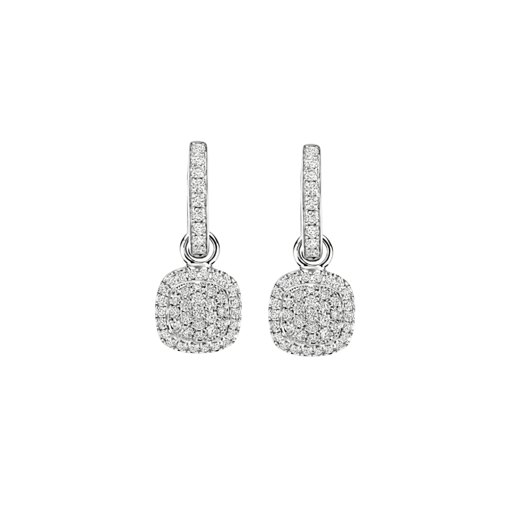 Tirisi Jewelry Milano Sweeties oorsieraad witgoud - TE9331DW - #1