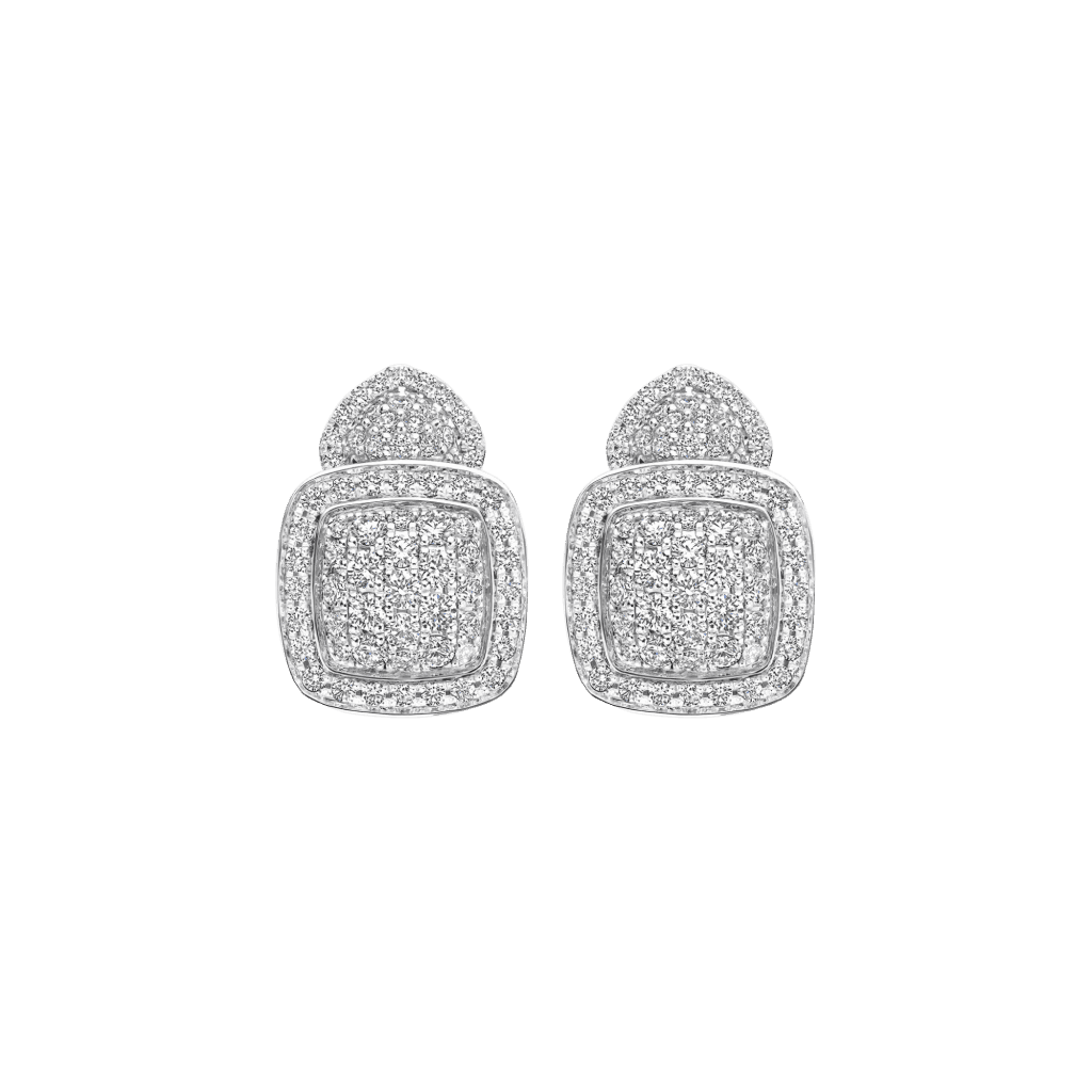 Tirisi Jewelry Milano Tre oorsieraad witgoud - TE9349DW - #1